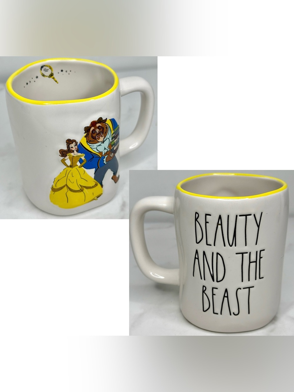 Rae Dunn Beauty x Beast Mug 16 oz